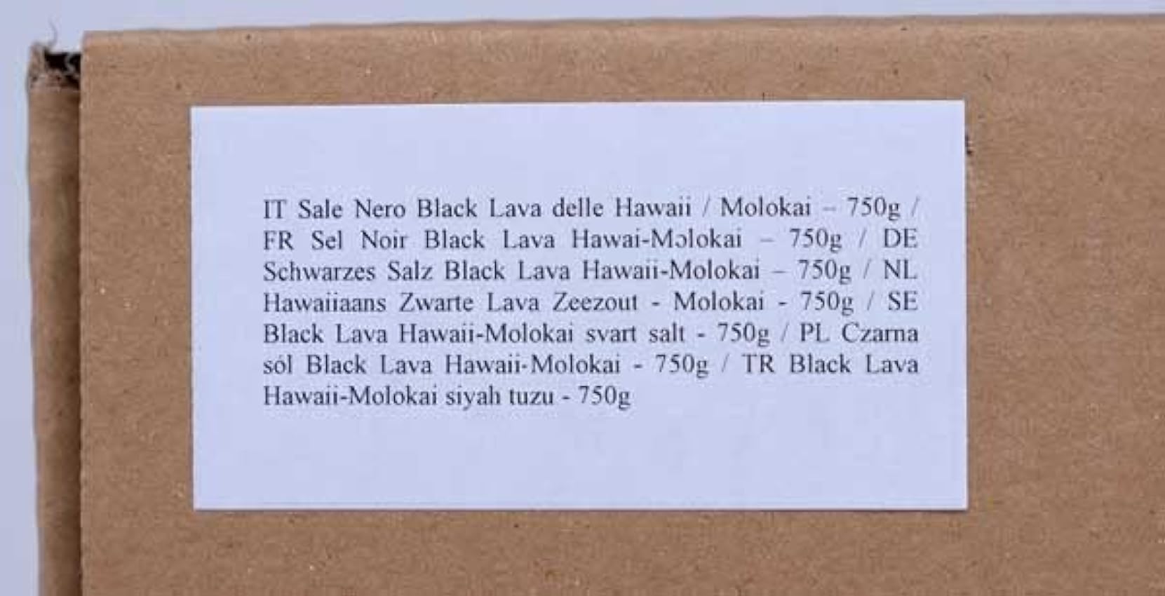 Sal Negra Black Lava de Hawai / Molokai – 750g k0hhJc5q