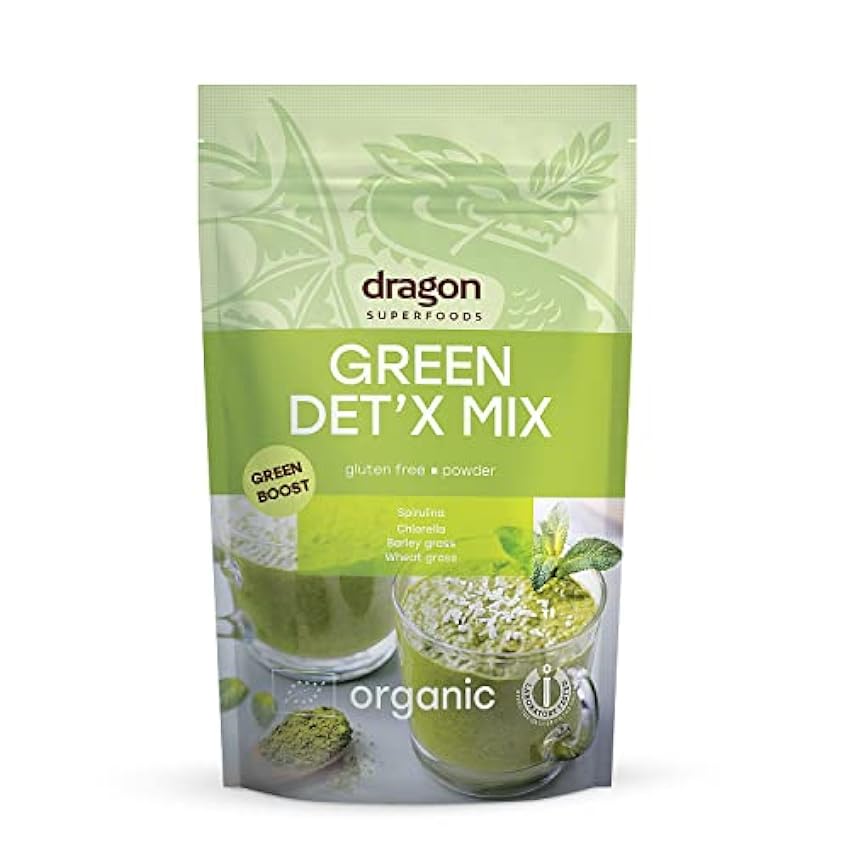 Dragon Superfoods Mezcla de Superalimentos - Eliminación de Tóxinas - Ecólogico - Vegano, Vegetariano - Paleo - Bolsa 200 gr JhZx6JEm