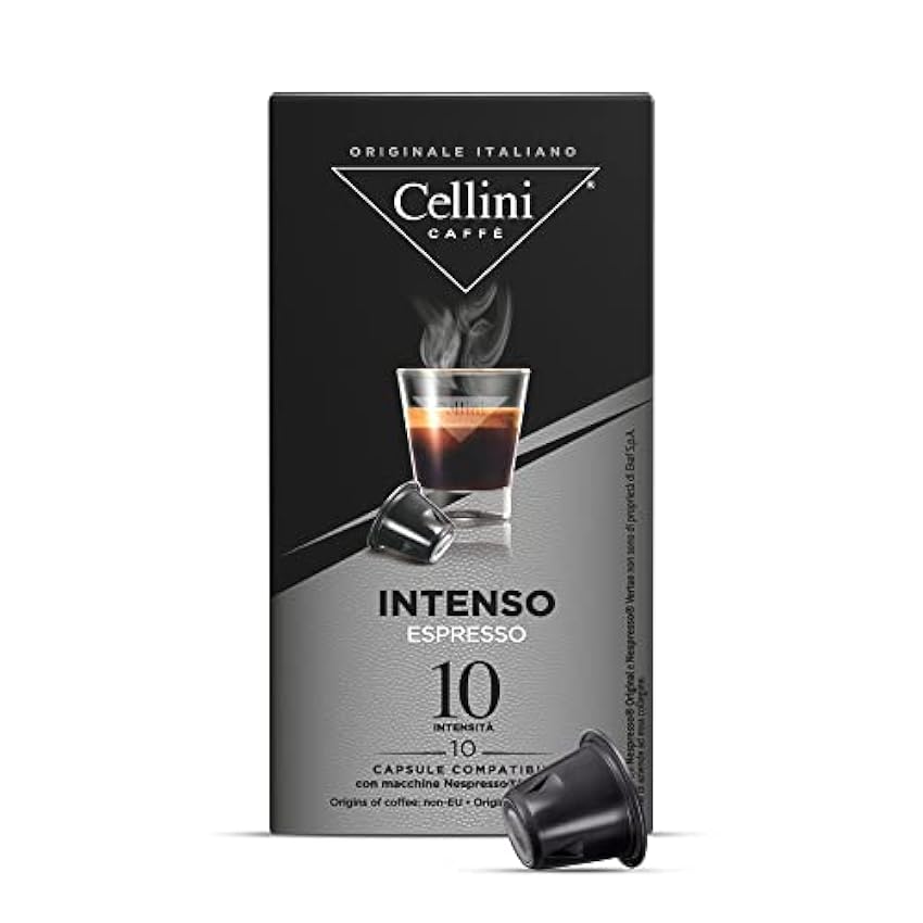 Café Cellini Cápsulas Compatibles Nespresso - Intenso 1