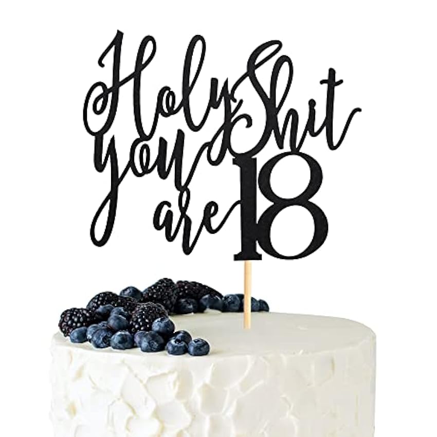 Arthsdite Decoración para tartas de feliz cumpleaños 18