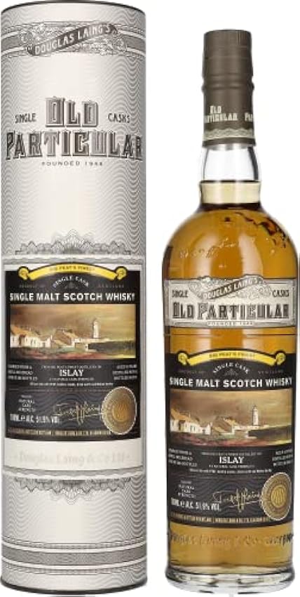Douglas Laing OLD PARTICULAR Big Peat´s Finest 15 Years Old Single Malt 2005 51,9% Vol. 0,7l in Giftbox omaeFTxl