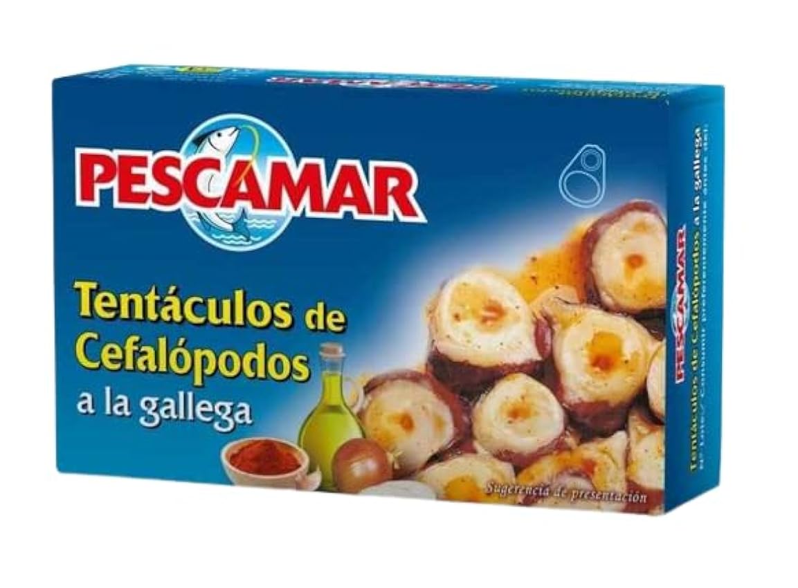 Pulpo (patas en rodajas) salsa Gallega Pescamar caja 11