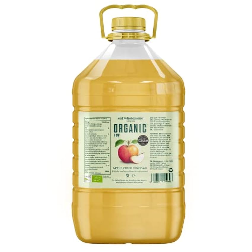 Eat Wholesome Organic Raw Apple Cider Vinegar Unfiltere