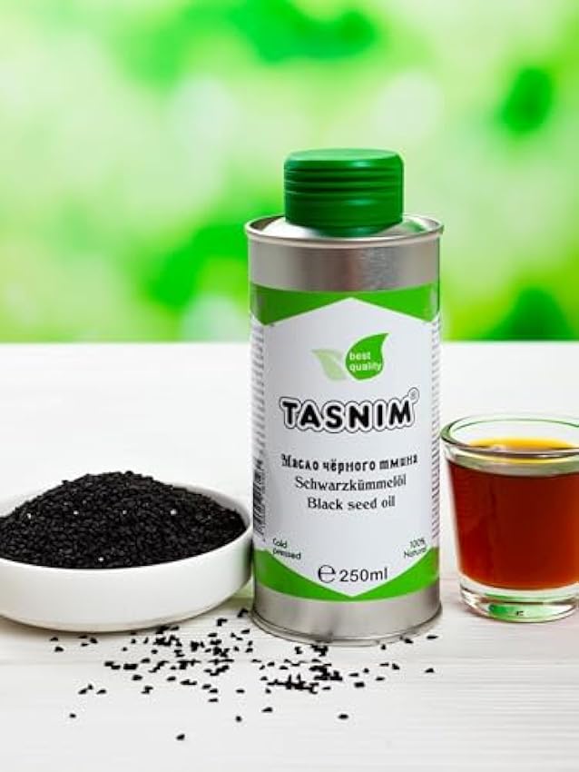 Aceite de comino negro 250 ml prensado en frío de semillas etíopes directamente del fabricante. Tasnim GXisu51P