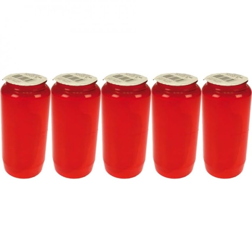 Memorial Oil Light no. 7 days, red 5pcs NOte5L21