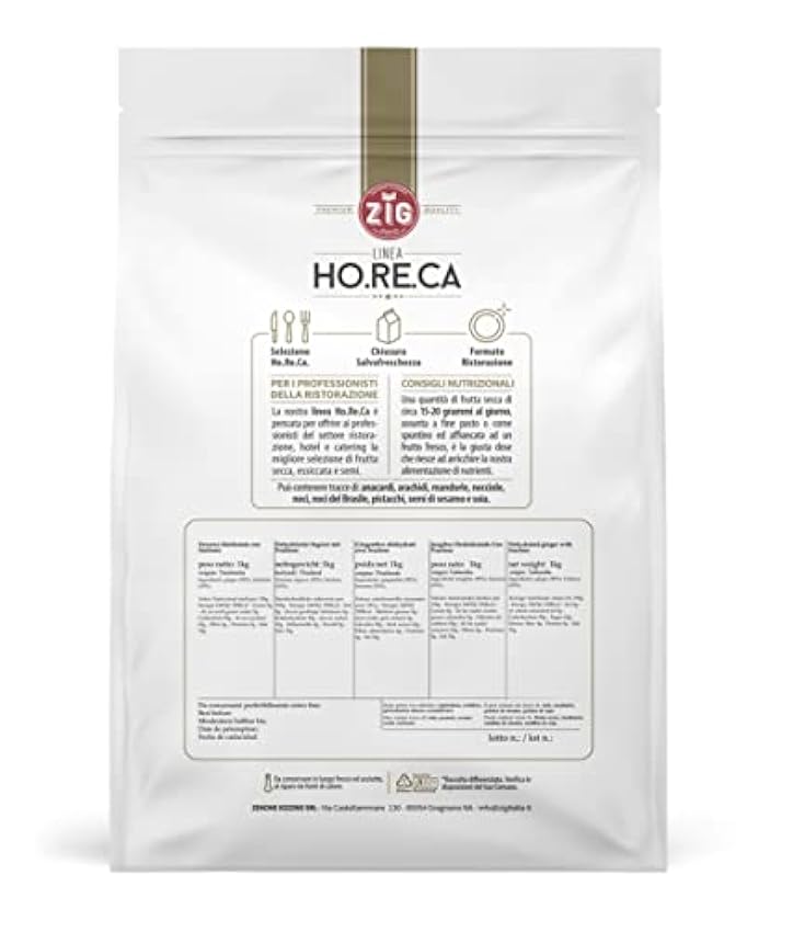 ZIG - HORECA - jengibre deshidratados 100% natural con fructosa 1 Kg jWQeKN0w