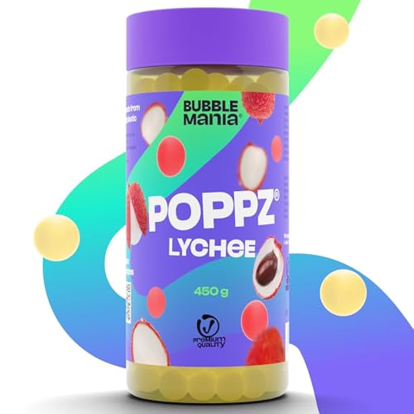 POPPZ Popping Boba Burbujas de frutas para Bubble tea/T