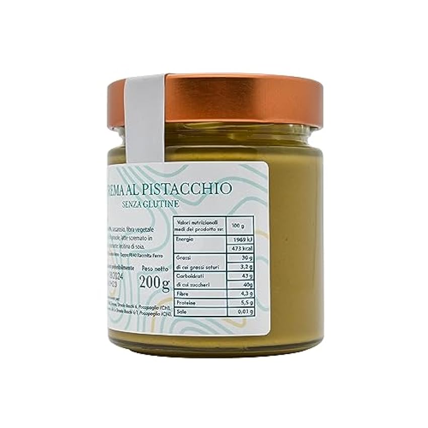 Crema untable de pistachos - 200 g - Au.gusto 79-40% pistachos - Sin Gluten hqNG3Qmc