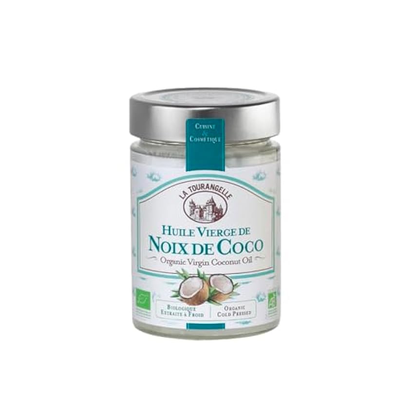 La tourangelle Huile Vierge de Noix de Coco Bio 314 ml 