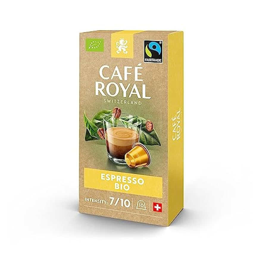 Café Royal Espresso Bio/Organic 100 Capsules en Alumini