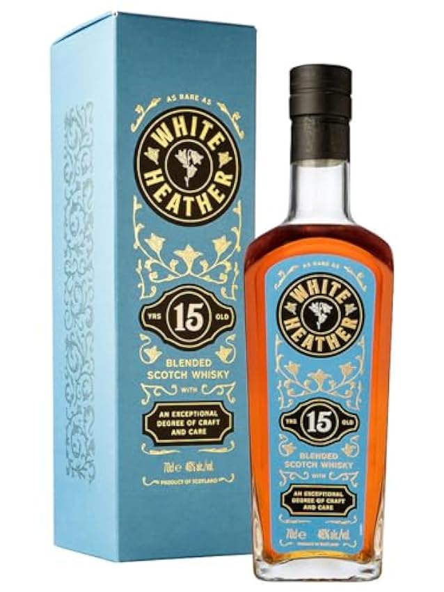 White Heather 15 Years Old Blended Scotch Whisky 46% Vol. 0,7l in Giftbox mdx1ZyJ2
