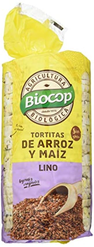 Biocop Tortita Arroz Maiz Lino Biocop 200g nFT8cUcz
