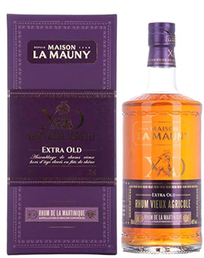 La Mauny XO Rhum Vieux Agricole 40% - 700 ml in Giftbox