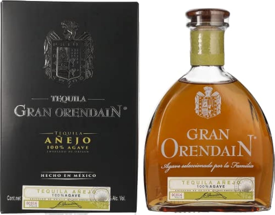 Gran Orendain Tequila AÑEJO 100% Agave 38% Vol. 0,7l in Giftbox pDrLwANN