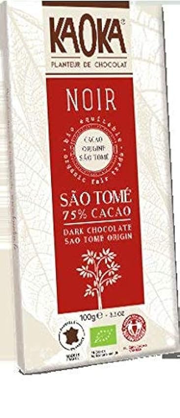 Kaoka Chocolate 75% Sao Tomé 110 g PQJTooAZ