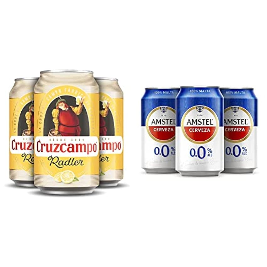 Cruzcampo Radler Cerveza Limon Pack Lata, 24 x 33cl & A