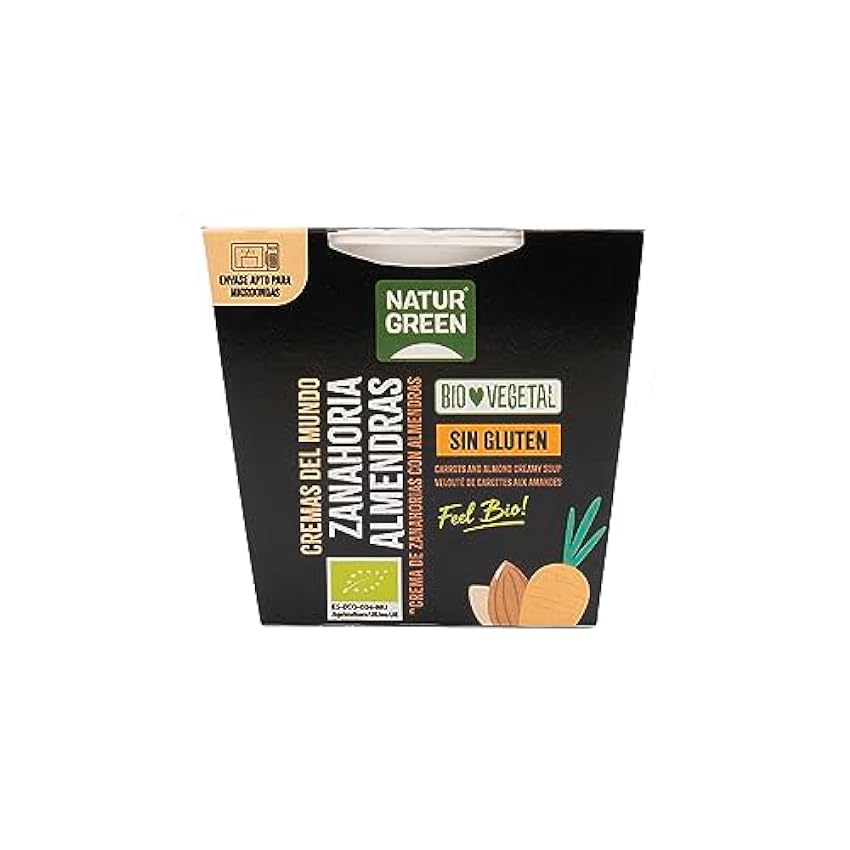 NaturGreen Crema Zanahoria con almendras Pack 6 unidades IMztYMvy
