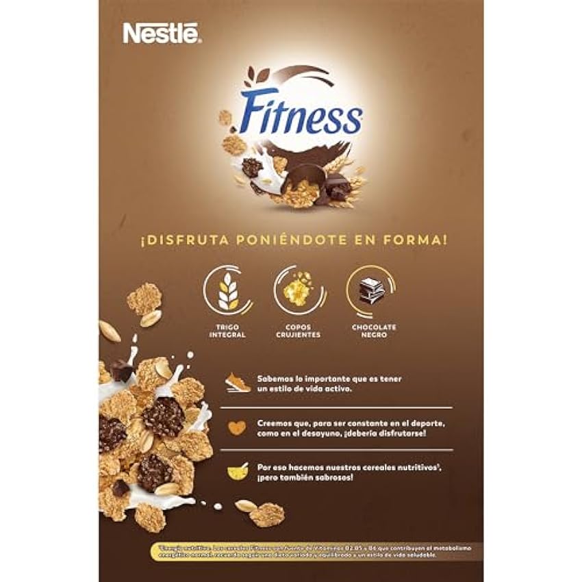 Cereales Nestlé Fitness Chocolate Negro - 12 paquetes de 540g HpGacLvM