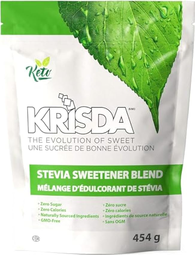 Krisda Stevia Spoonable Natural Sweetener, 454 grams K5FjHey6