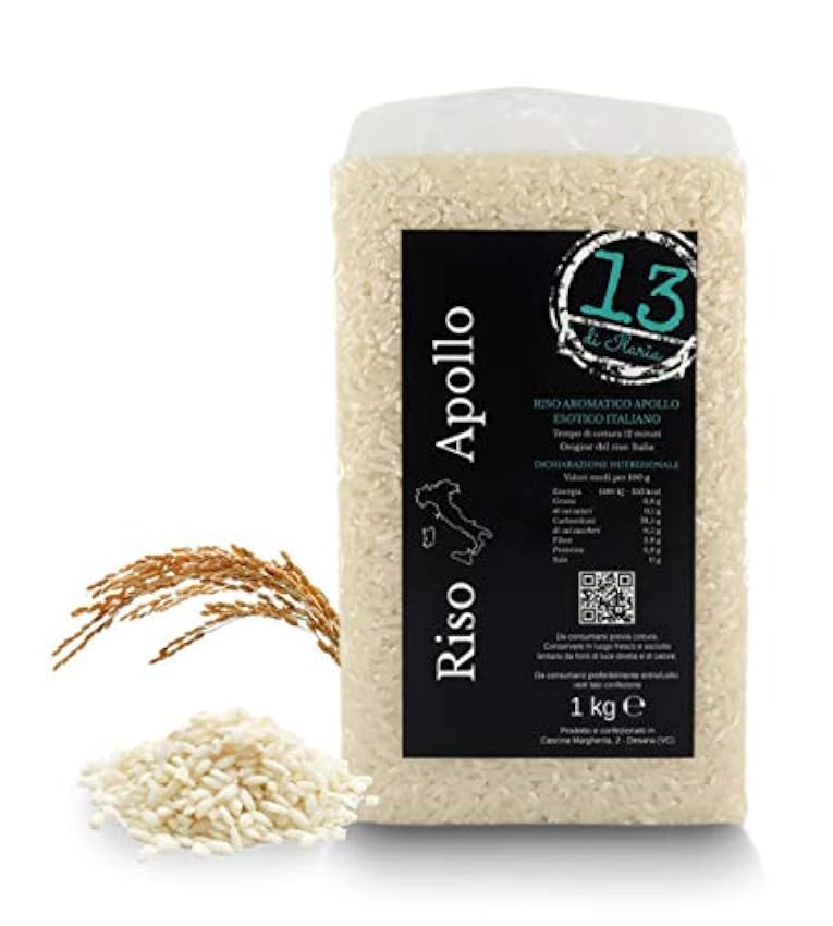 1 kg de Arroz Apolo Aromático (alternativa italiana al arroz exótico o fragante como el Basmati y el Jazmín) 13 by Ilaria - Made in Italy nNQk8yUU