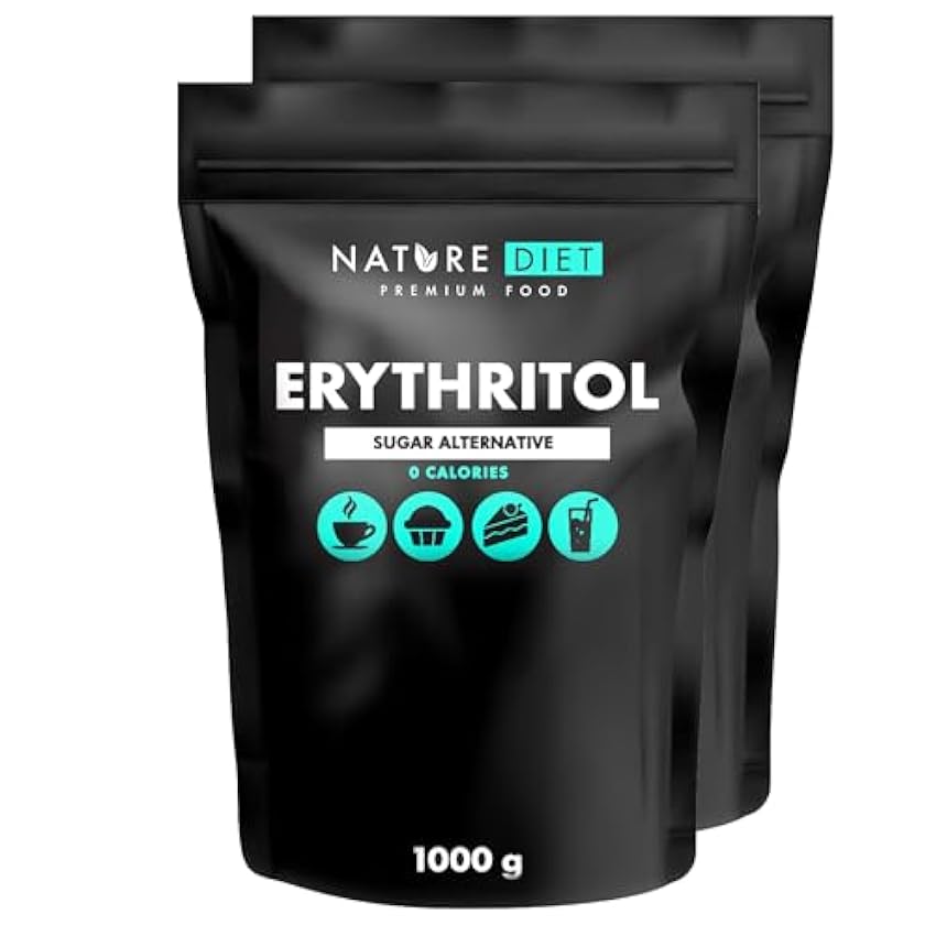 Nature Diet - Eritritol 2 x 1000 g | Edulcorante natura