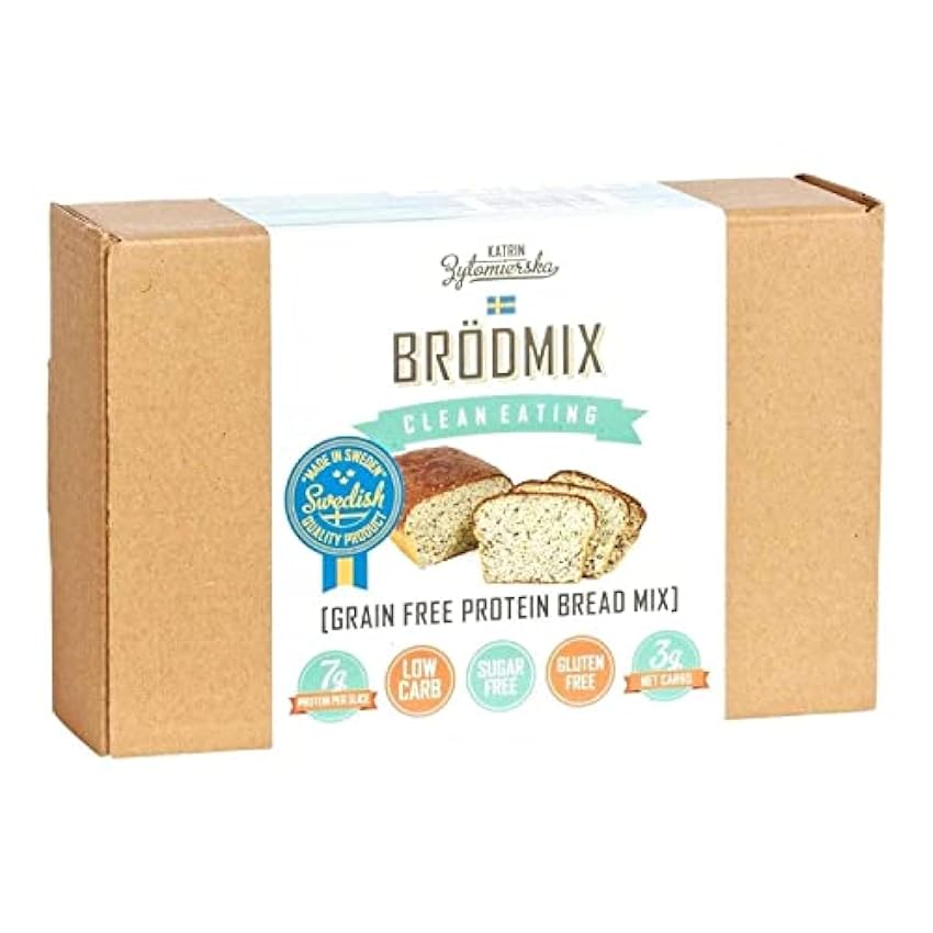 KZ Clean Eating - Grain-Free Bread Mix High Protein Bread Mix 240g MSVTC4mF