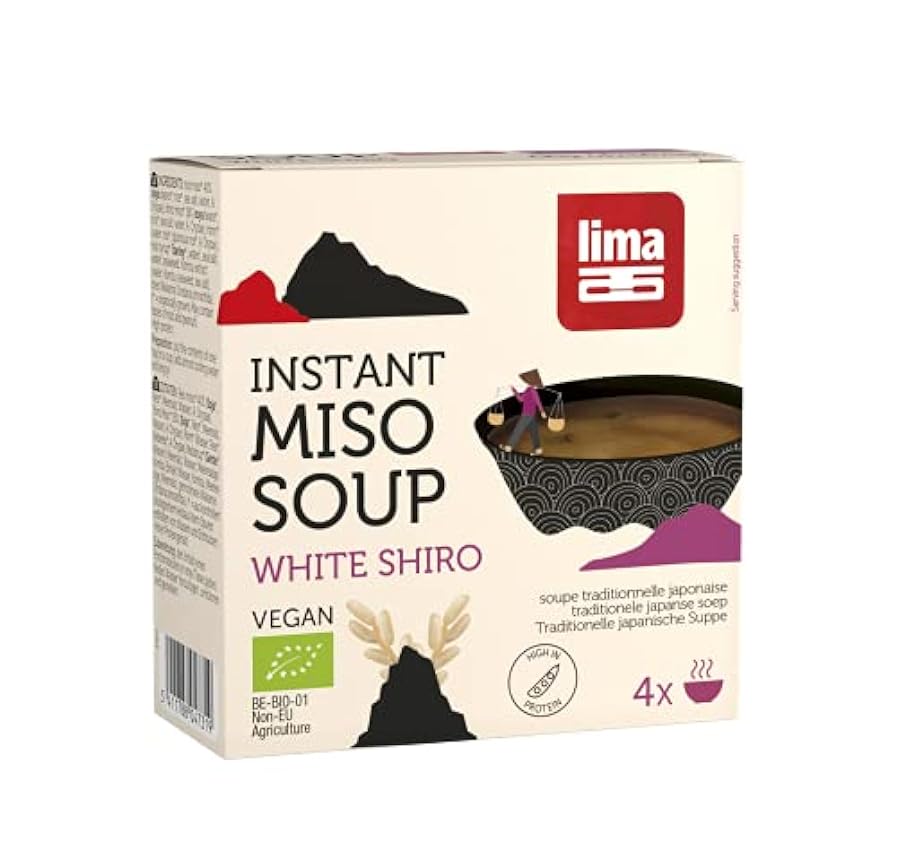 Lima Sopa Instantanea Shiro Miso 4X16,5G Bio 4X16,5G Lima 400 g JKERuTdf