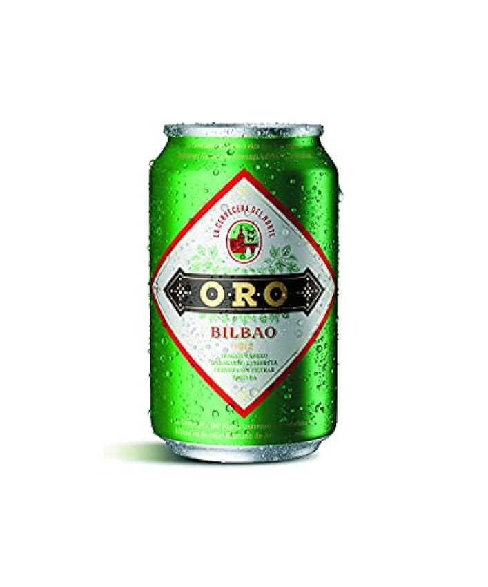 Oro Tostada - Cerveza sin filtrar, caja de 24 latas 33c