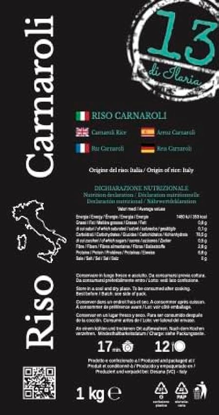 1 kg de Arroz Carnaroli Italiano - Sin Gluten - 13 por Ilaria fN2wRq9Y