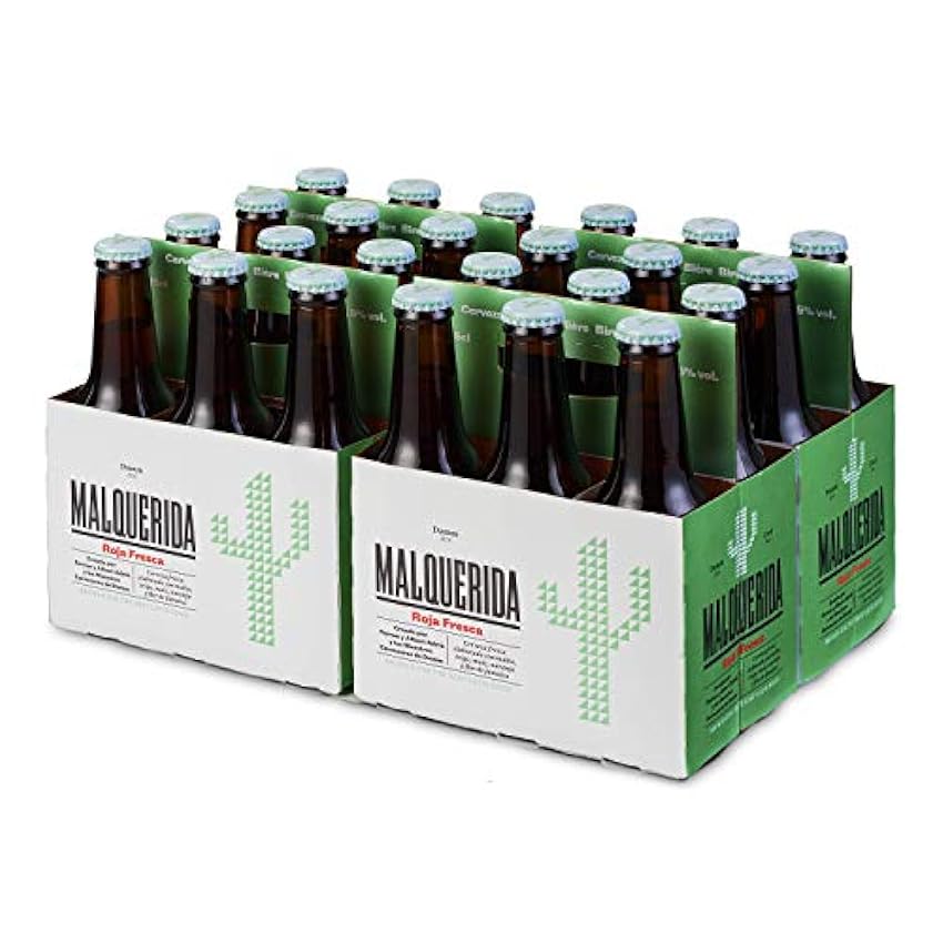 Damm Malquerida - Cerveza Roja Fresca, Caja de 24 Botel