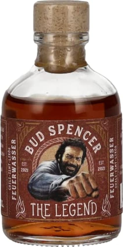 Bud Spencer The Legend FEUERWASSER Chili-Zimt-Likör 33% Vol. 0,05l iv0g2jex