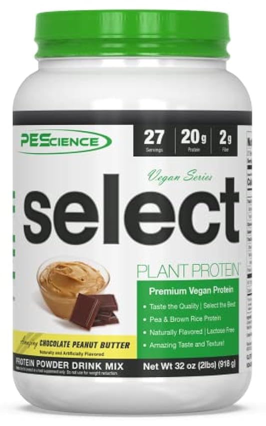 PE Science Select Protein Vegan, Chocolate PB, 27 Serve