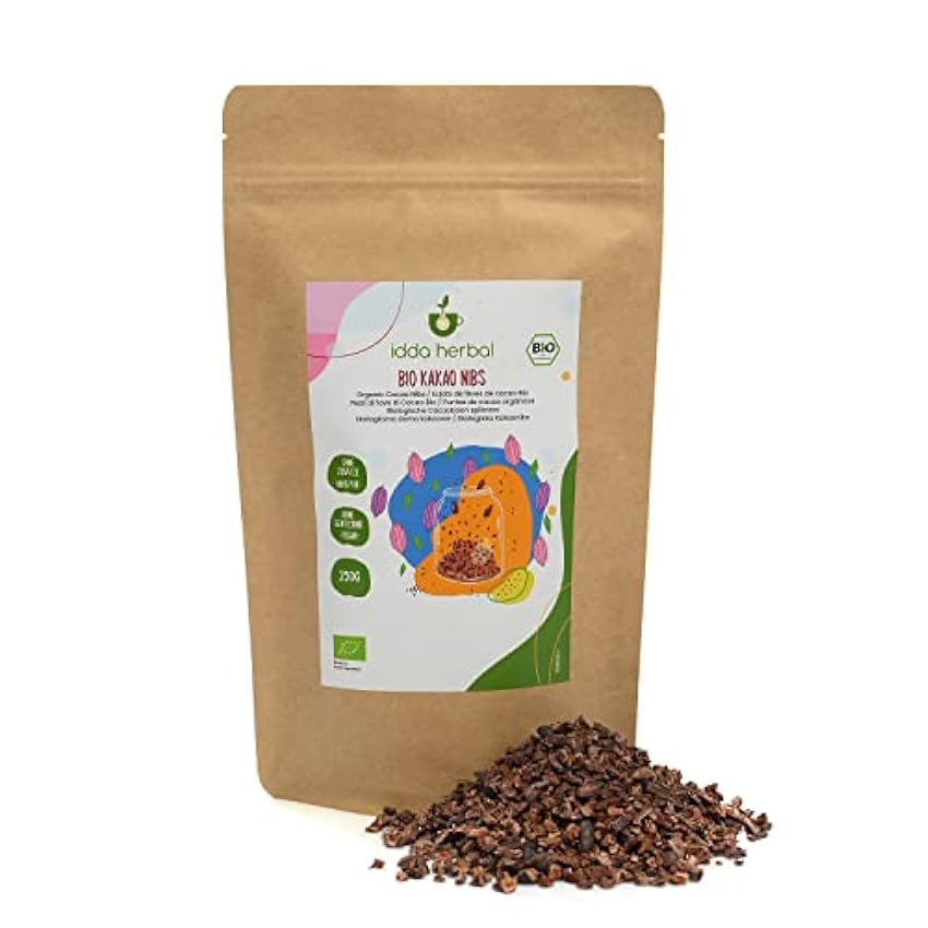 Semillas de Cacao Orgánico (250g), Granos de Cacao Crud