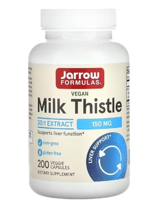 Jarrow Formulas Milk Thistle, 150mg - 200 Cápsulas Vege