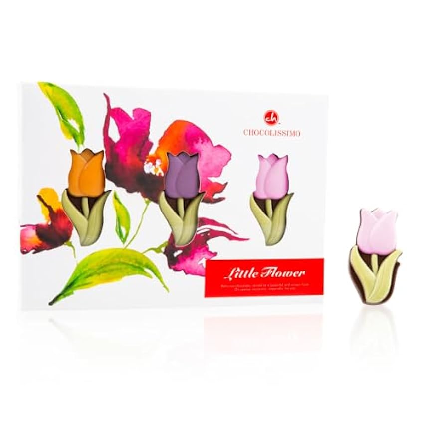 CHOCOLISSIMO 3 tulipanes de chocolate – Flores – Tulipa
