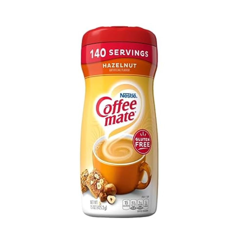 Nestle Coffee-Mate Hazelnut Powdered Coffee Creamer 15 oz - Sabor a avellana JQP5WDi7