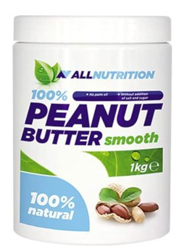 Mantequilla de cacahuete 100% de alnutrión, mantequilla de cacahuete de pimienta de 100%, para poner en remojo las proteínas, para el desayuno 1000 g INvxzr0t