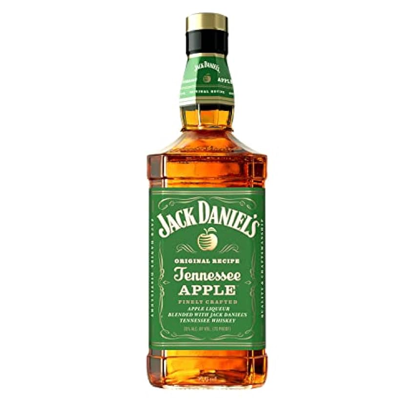 Jack Daniel´s Whiskey Tennessee Apple, Combina Whiskey Jack Daniel’s Con Fresco Sabor Manzana Verde, 35% Vol. Alcohol, 700ml ncrJw915