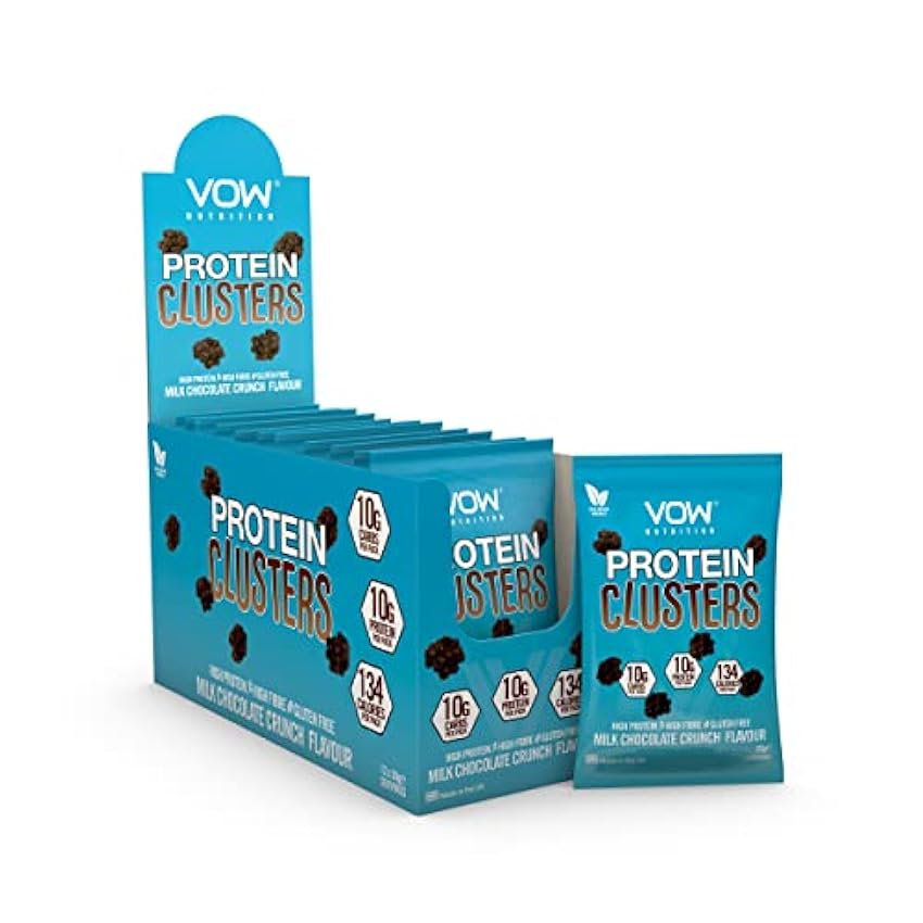 VOW Nutrition Protein Clusters 12x30g Milk Chocolate OU