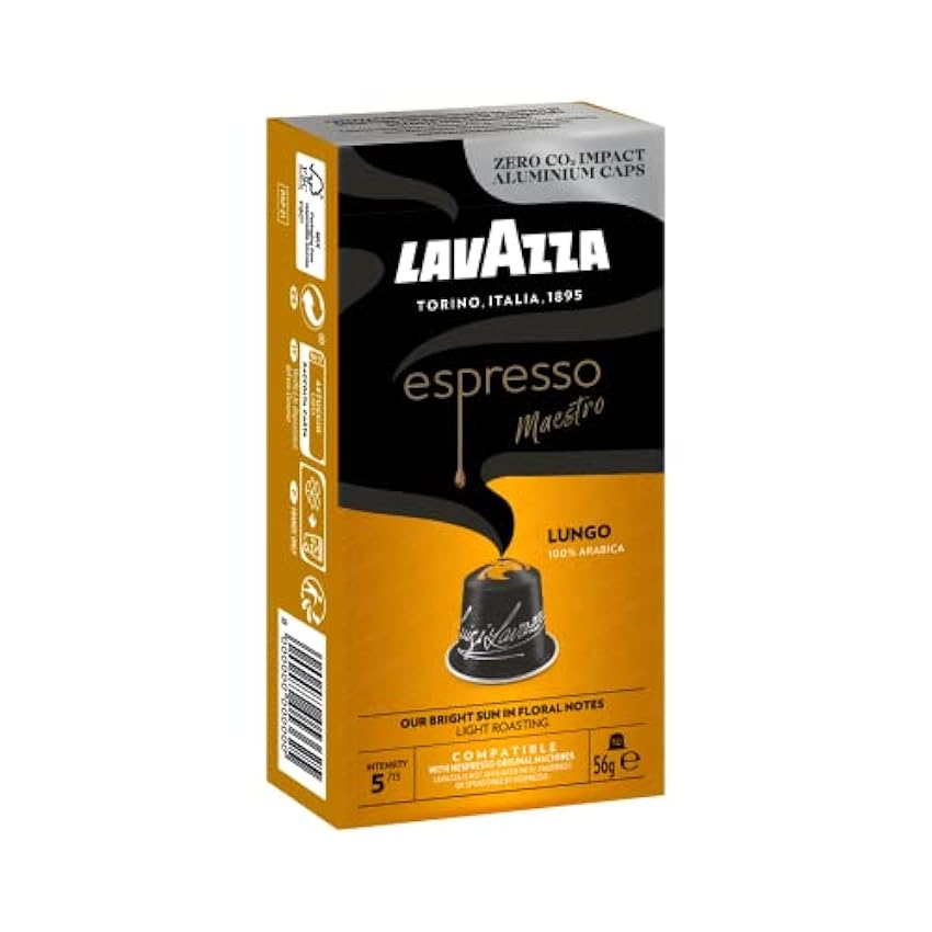 Lavazza Espresso Maestro Lungo - Cápsulas de aluminio c