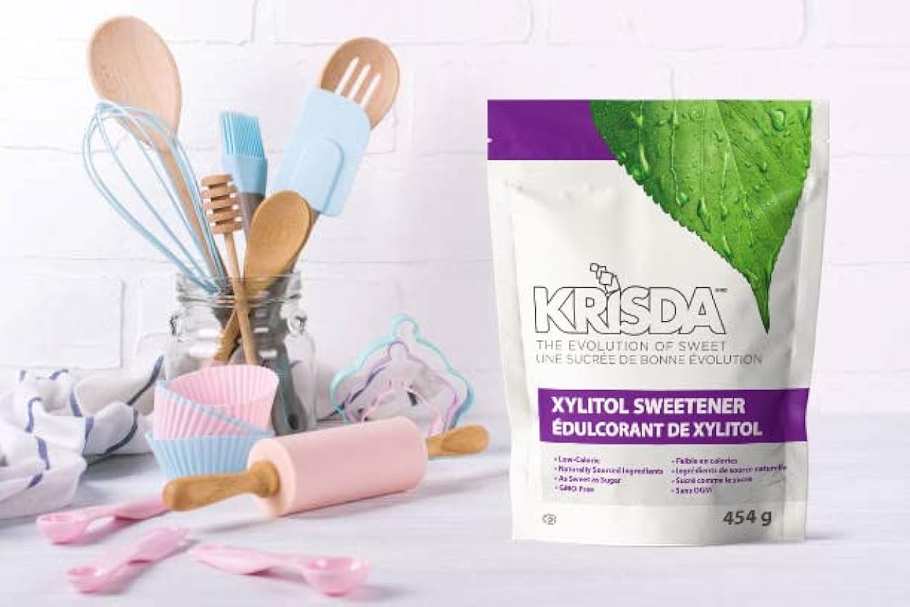 Krisda Xylitol Spoonable Natural Sweetener, 454 grams JRdF52Qb