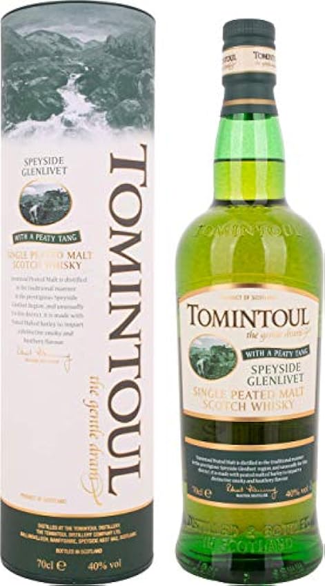 Tomintoul Single Peated Malt WITH A PEATY TANG 40% Vol.