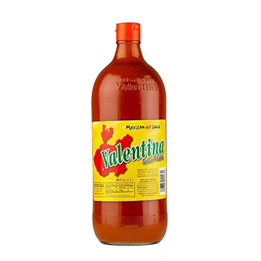 Valentina Salsa Picante Mexican Sauce, Extra Hot - 1 L i9Qc030p