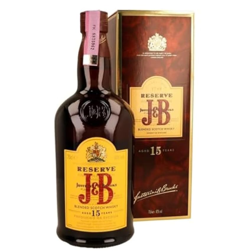 J&B Reserve Aged 15 Years, whisky escocés blended, 700 