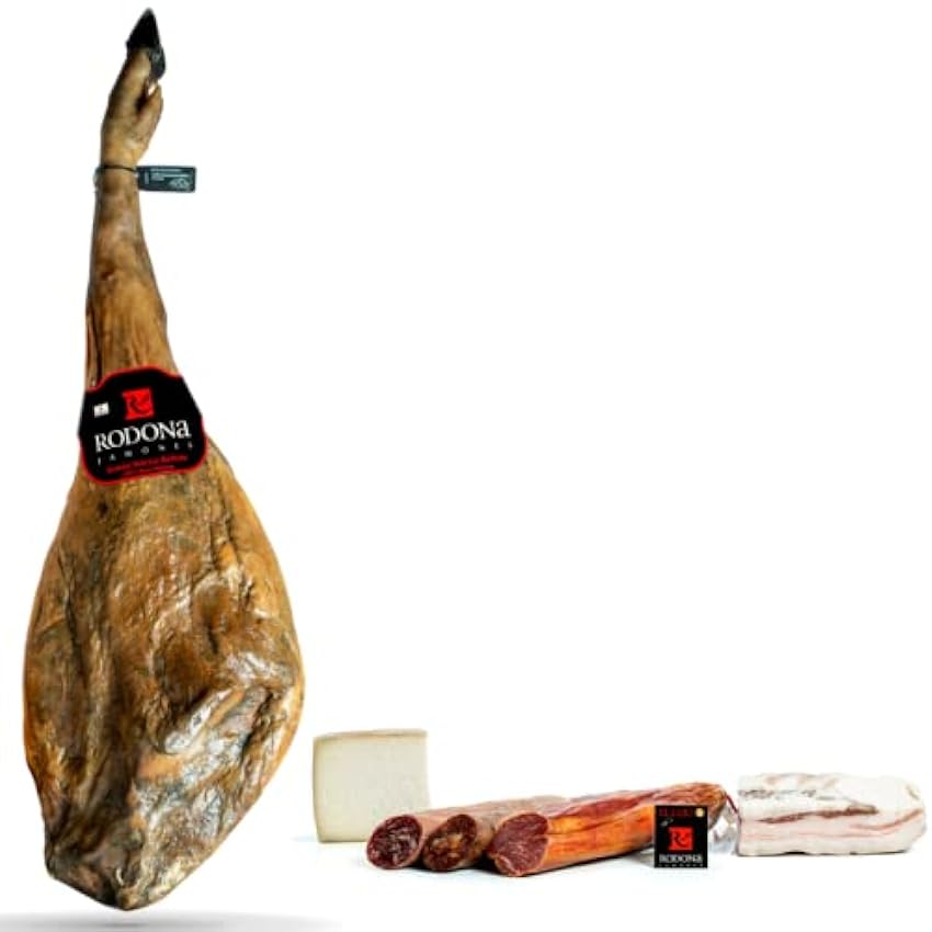 Lote Jamón de bellota 100% Ibérico Sierra Nevada con chorizo y salchichón ibéricos de bellota + queso de oveja + panceta ibérica de bellota. KKxRGtLP