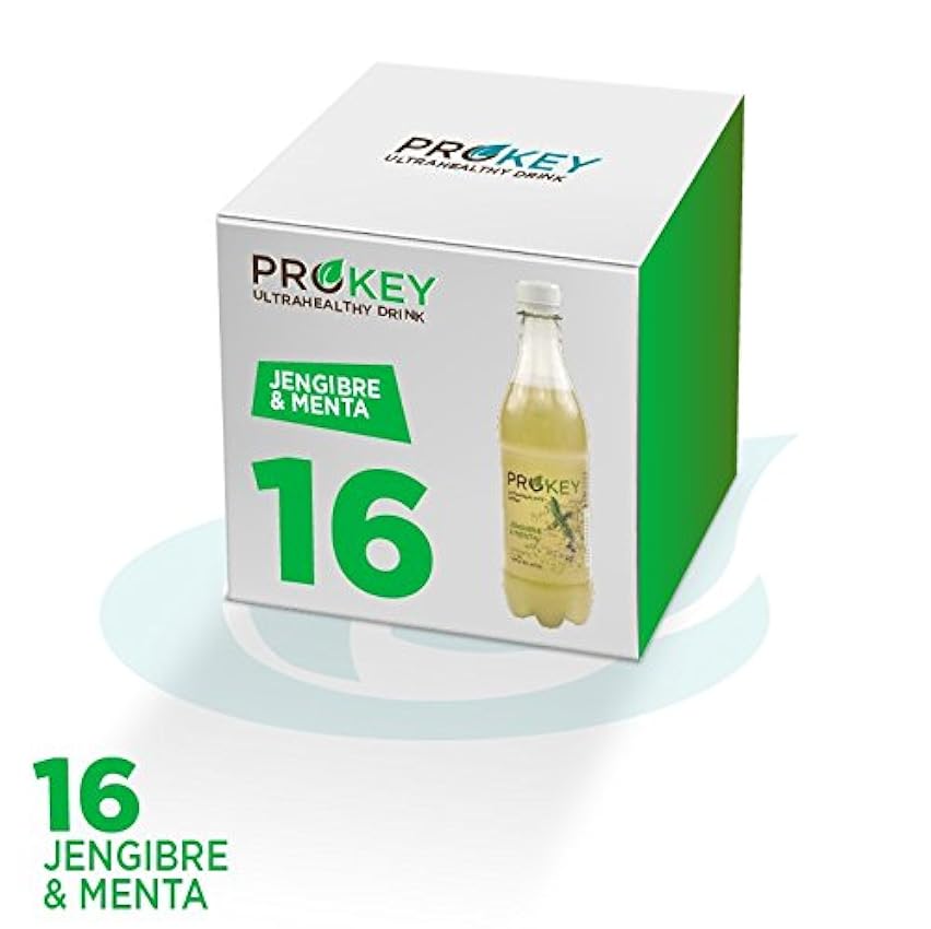 Prokey Kefir de Agua Prebiótico Bio, Menta y Jengibre, Pack de 1 GxAS3z4i