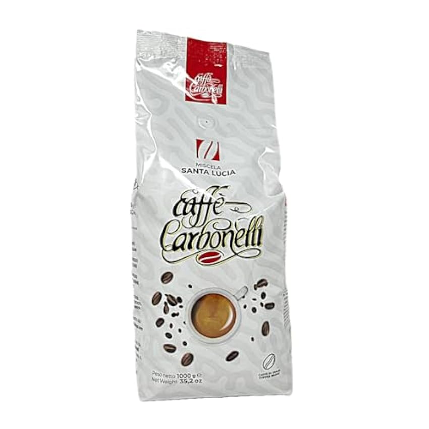 Caffè Carbonelli Santa Lucia - Cafè de grano tostado - 1kg g334XUTK