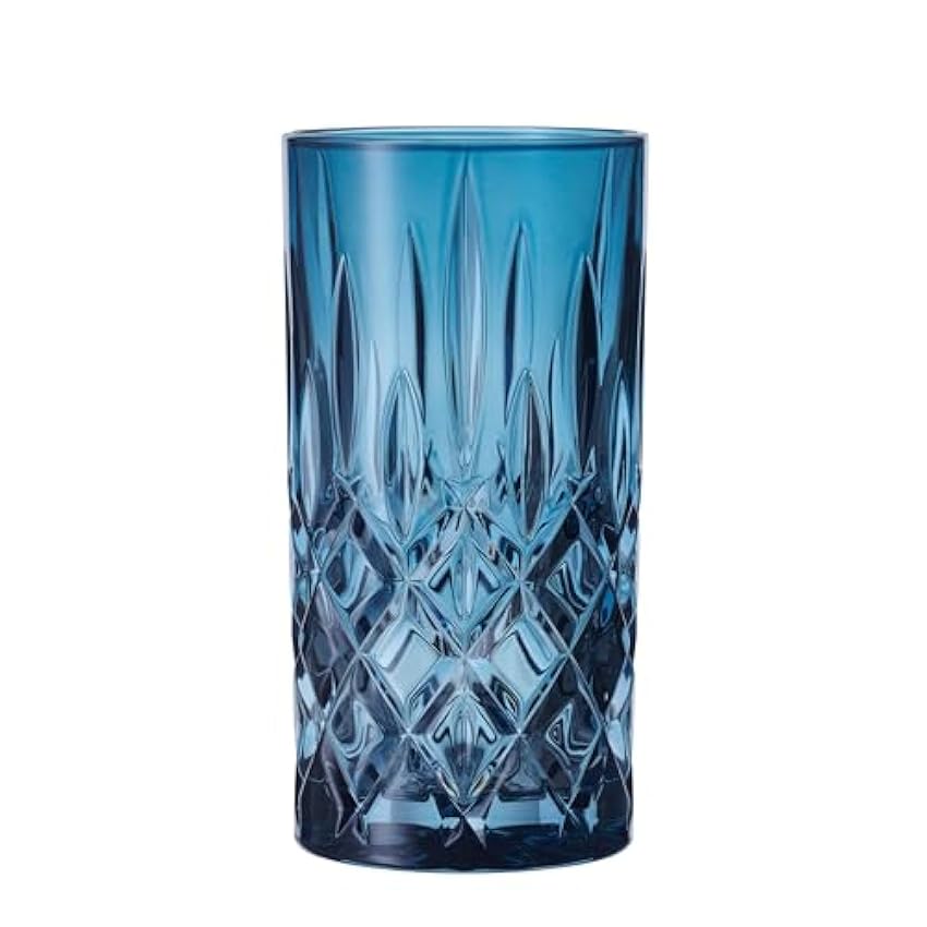 Nachtmann 105441 - Juego de vasos de cóctel (2 unidades, 395 ml), color azul N4MnFFY5