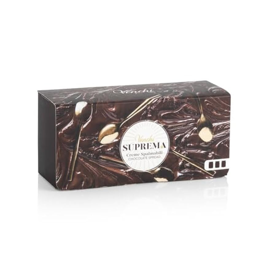 Venchi - Kit de Crema para Untar de Chocolate con Leche y Avellanas - Set de 3 Tarros - Avellanas del Piamonte IGP, 600 g - Sin Gluten nz1Qq9H0