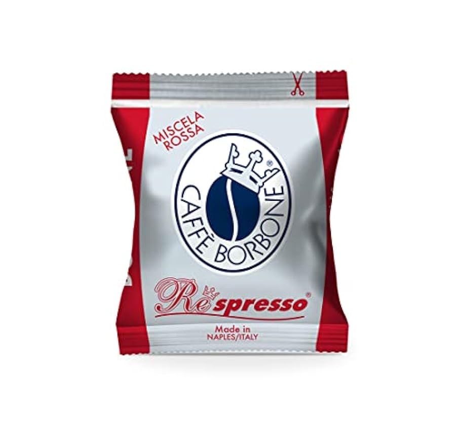 CAFFÈ BORBONE Café Respresso, Mezcla Azul - 100 Cápsulas - Compatibles con las Cafeteras de uso doméstico Nespresso®* & Café Respresso, Mezcla Roja - 100 Cápsulas OLMlIp4G